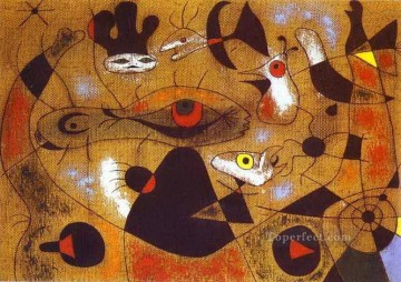 Una gota de rocío que cae de un pájaro Joan Miró Pinturas al óleo
